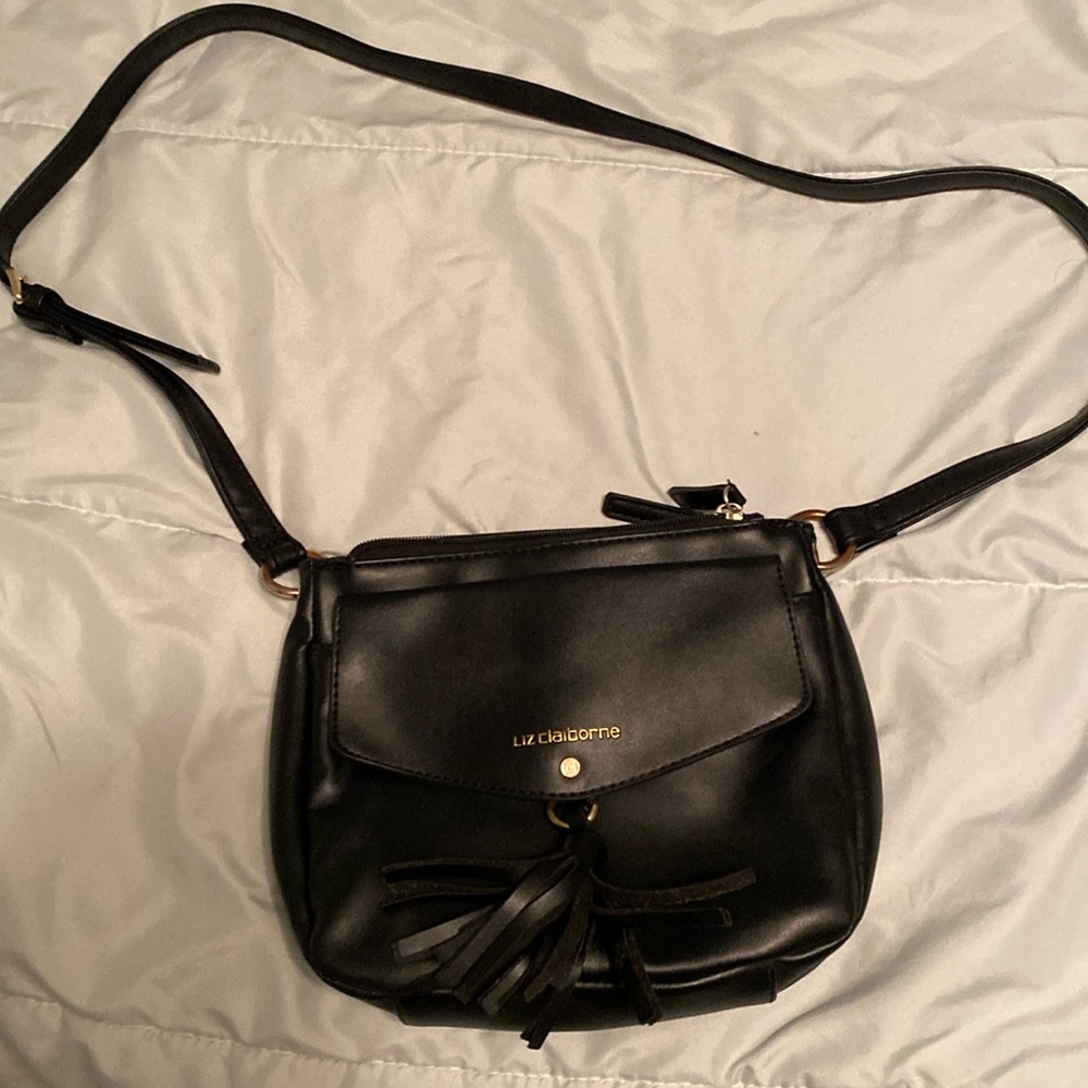 Liz Claiborne lightly used satchel purse goes with most everything